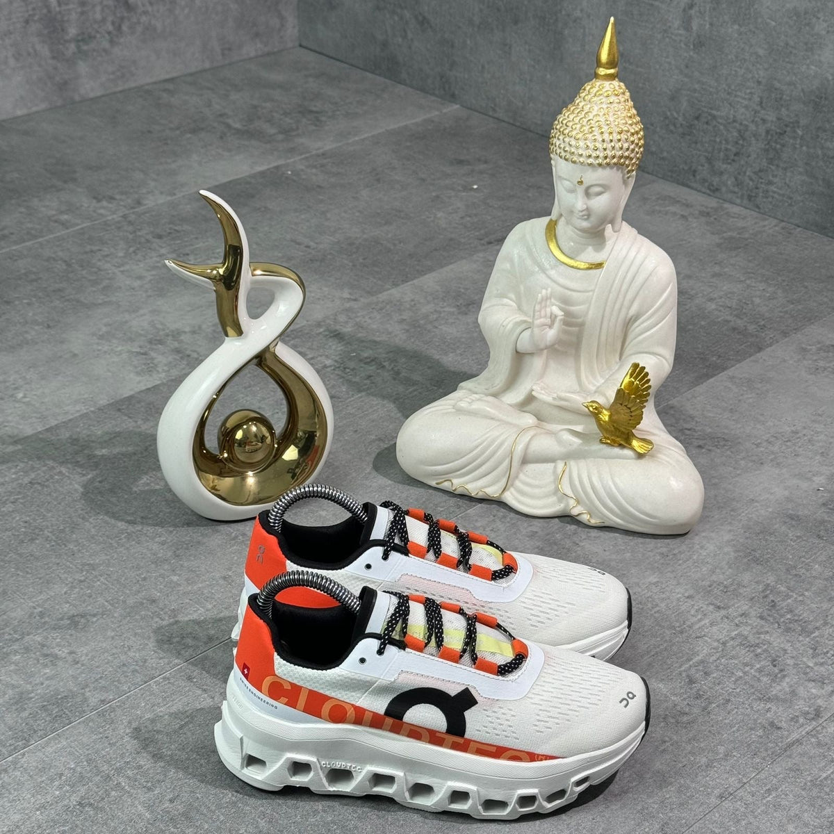ON CLOUDTEC BLANCO NARANJA